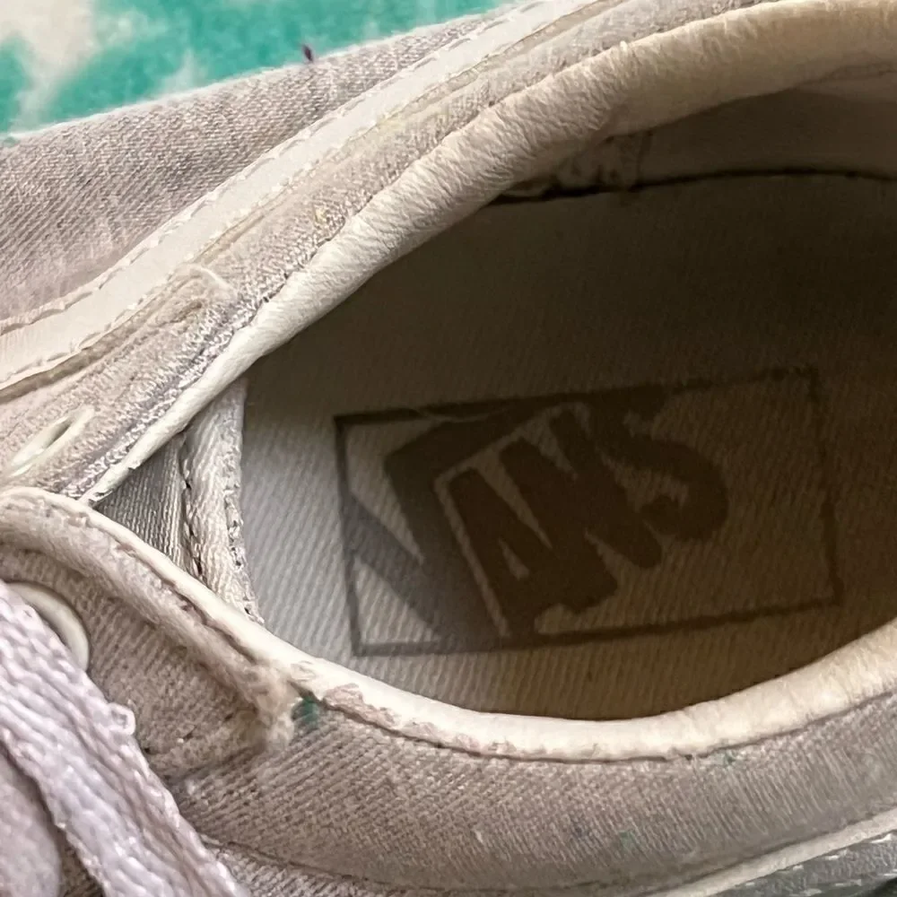 Vans Old‎ Skool Speckle Jersey Grey White Women's 7.5 Skater Shoes